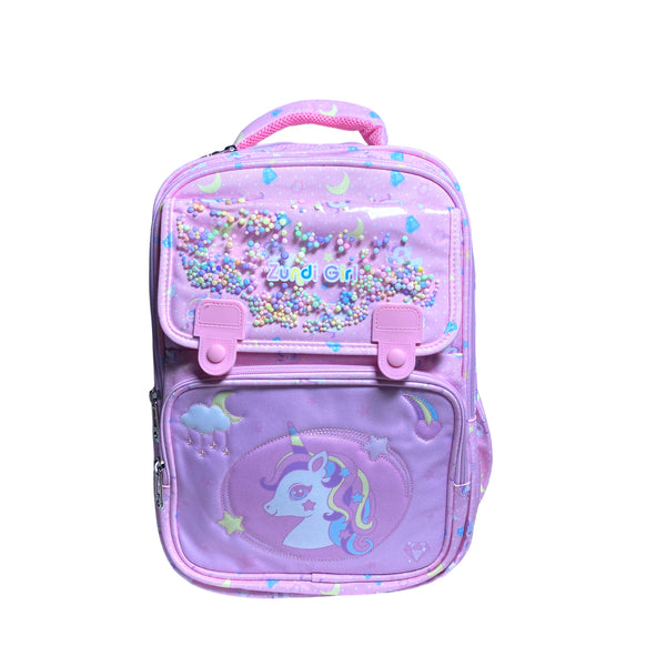 17 Inch Unicorn School Bag For Grade 1 Till Grade 3 Girls