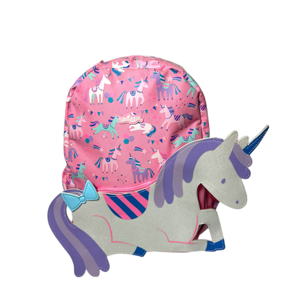 14 Inch Smiggles Pink Unicorn School Bag for Nursery till Grade KG Girls