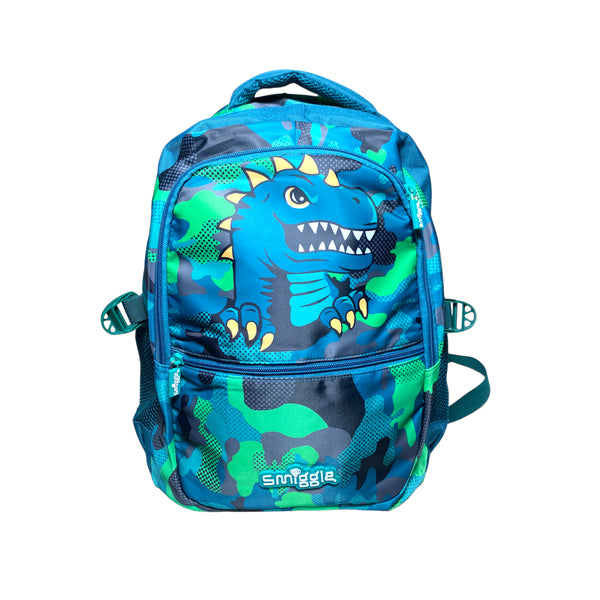 17 Inch Smiggles Dino School Bag for Grade 1 Till Grade 3 Boys