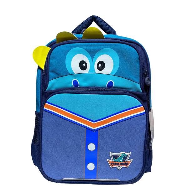 16 Inch Dino School Bag For Grade 1 Till Grade 3 Boys.