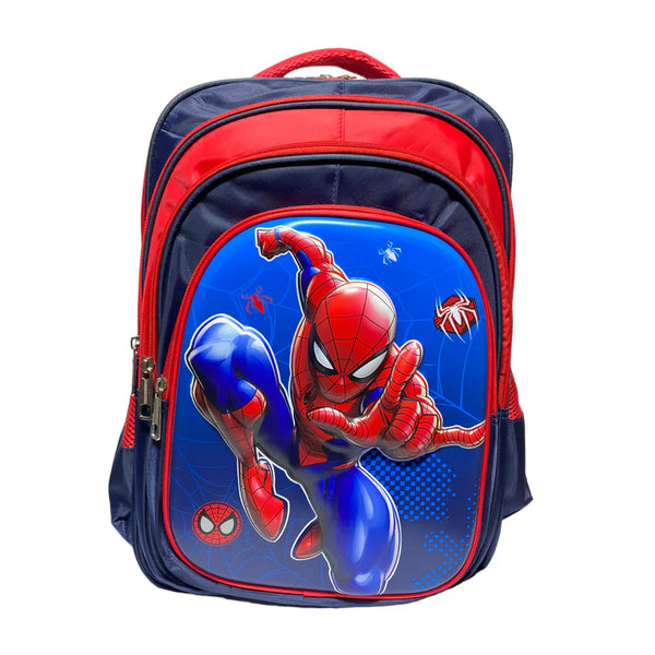 19 Inch 3D Spiderman School bag For Grade 2 Till Grade 7 Boys