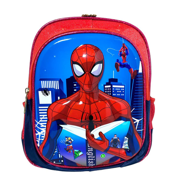 12 Inch 3D Spiderman School Bag For Play Group Boys