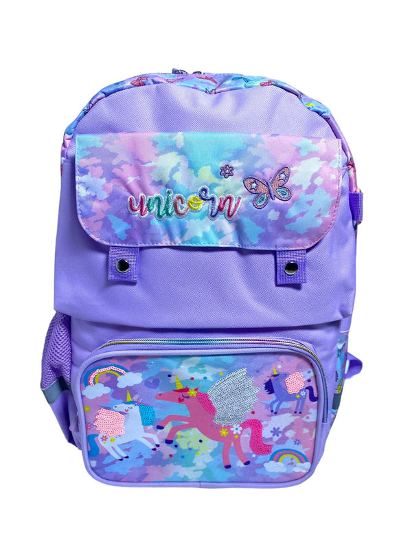 Unicorn 17 Inch School Bag For Grade 1 Till Grade 3 Girls