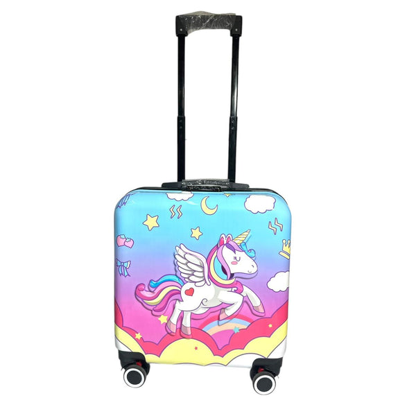 3D Unicorn 18 Inch Fiber Luggage / Handcarry