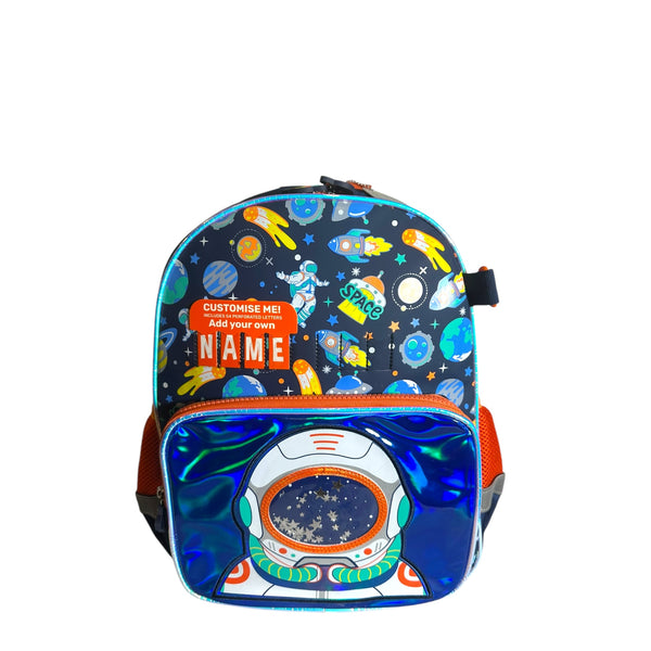 14 Inch Space School Bag for Nursery till Grade KG Boys By Vest