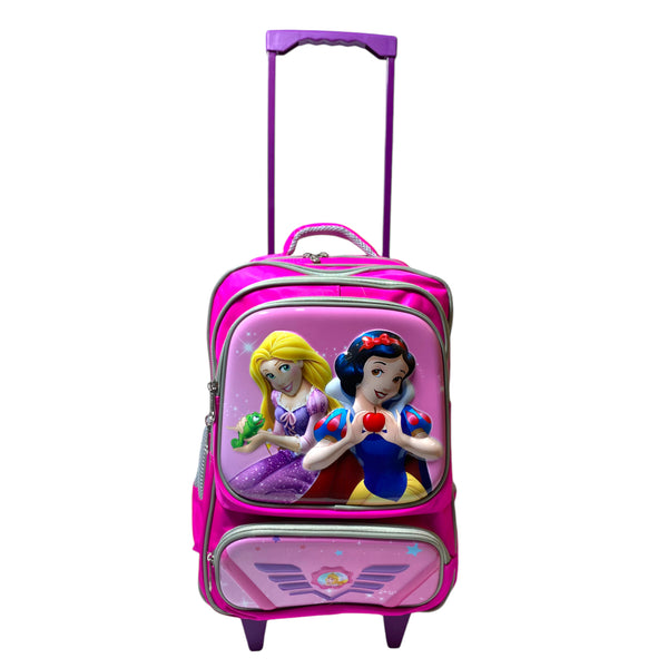 Dakanee 18 Inch Barbie / Princes School Trolly Bag For Grade 2 Till Grade 9 Girls