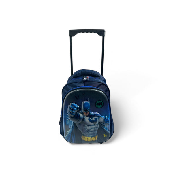 13 Inch 3D Batman School Trolley Bag For Play Group And Nursery