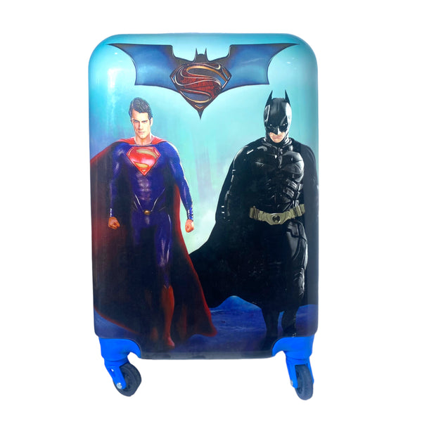 20 Inch Super Hero Duo  Fiber Luggage / Batman Vs Superman