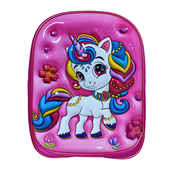 14 Inch 3D Unicorn School Bag For Play Group Girls