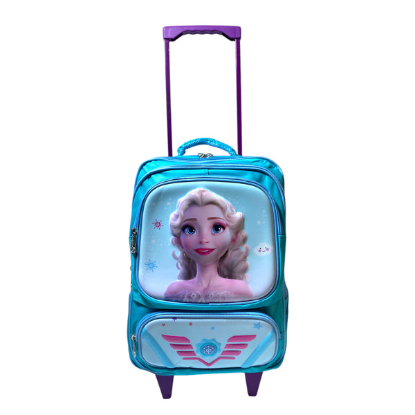 Dakanee 18 Inch Frozen School Trolly Bag For Grade 2 Till Grade 9 Girls