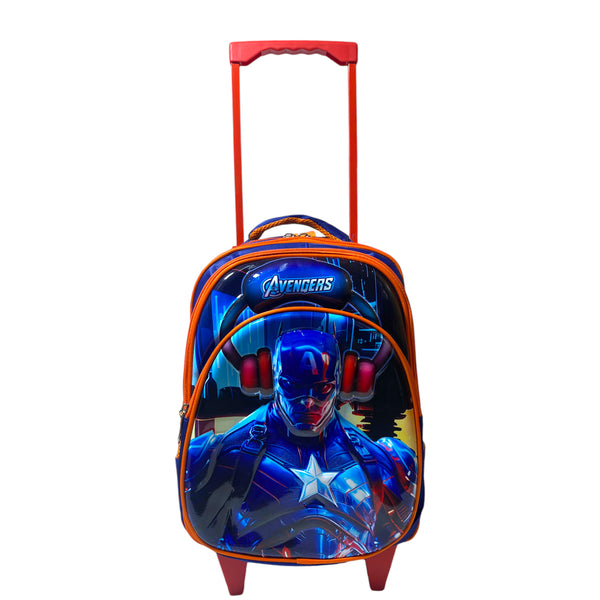 Dakanee 15 Inch Avengers Trolly Bag For Nursery Till Grade 2 Boys