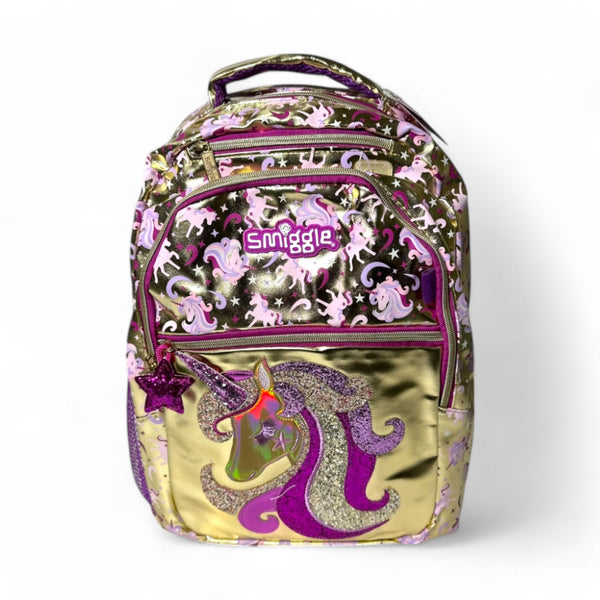 Unicorn 18inch Smiggle School Bagpack Grade 1 Till Grade 5 Girls