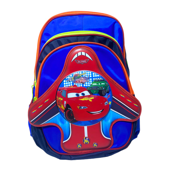 18 Inch Mcqueen School Bag For Grade 2 Till Grade 7 Boys