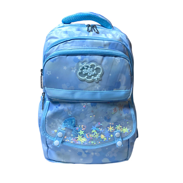 18 Inch Hello Girl School Bag For Grade 2 Till Grade 6 Girls