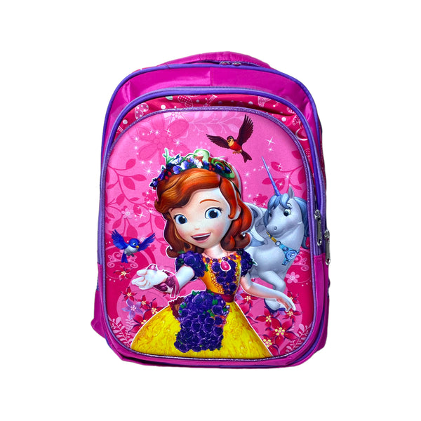 16 Inch Sofia School Bag For Grade KG Till Grade 2 Girls