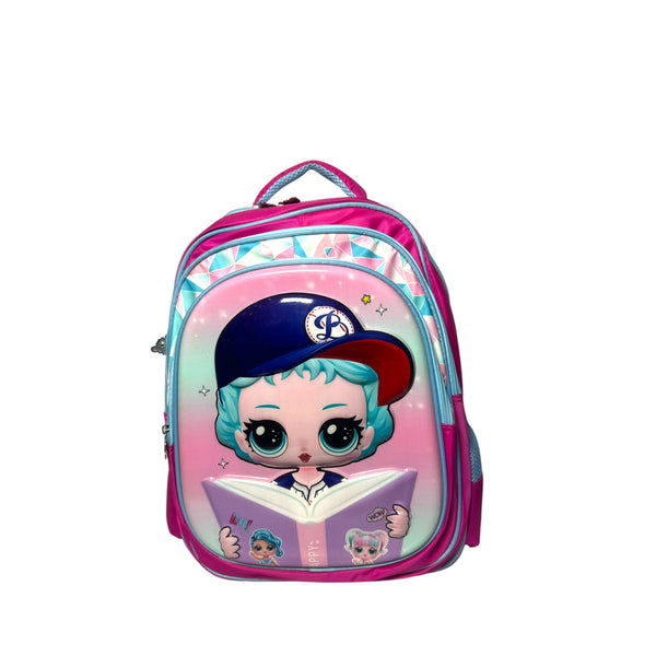 17 Inch 3D L.O.L School bag Grade 1 Till Grade 3 Girls