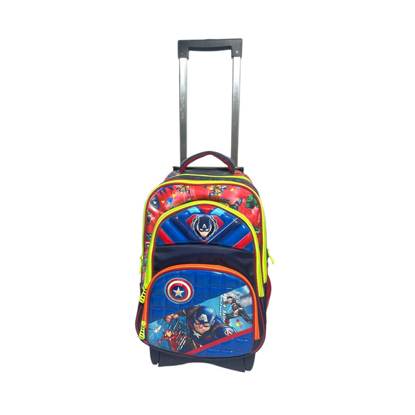 19 Inch Avengers School Trolly Bag For Grade 3 Till Grade 8 Boys