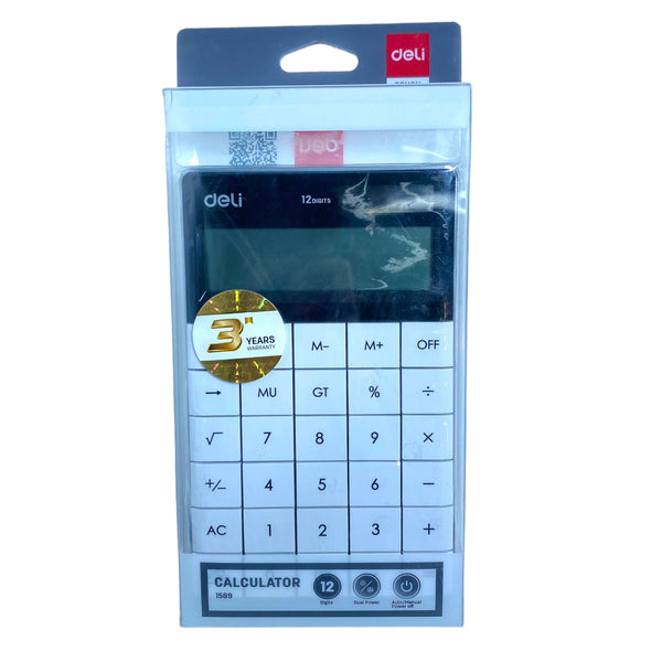 Deli - E1589-12 Digits Modern Calculator