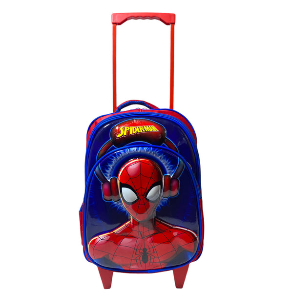 Dakanee 15 Inch Spiderman Trolly Bag For Nursery Till Grade 2 Boys