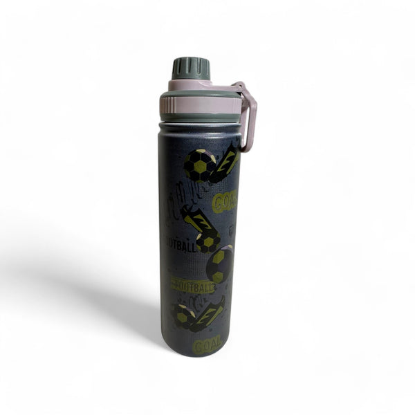 Football Stainless Steel Water Bottle