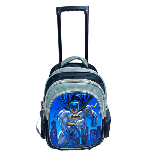 19 Inch Batman Trolly Bag For Grade 3 Till Grade 9 Boys