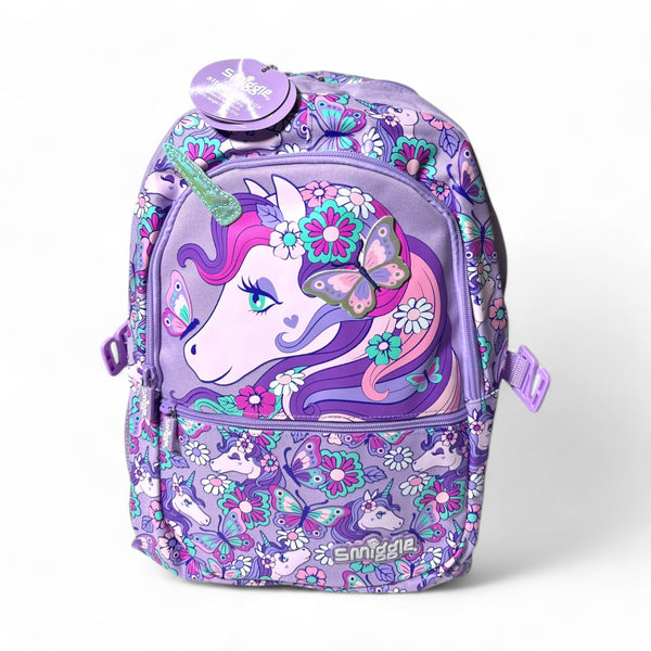 18 Inch Smiggles Unicorn School Bagpack For Grade 1 Till Grade 5 Girls