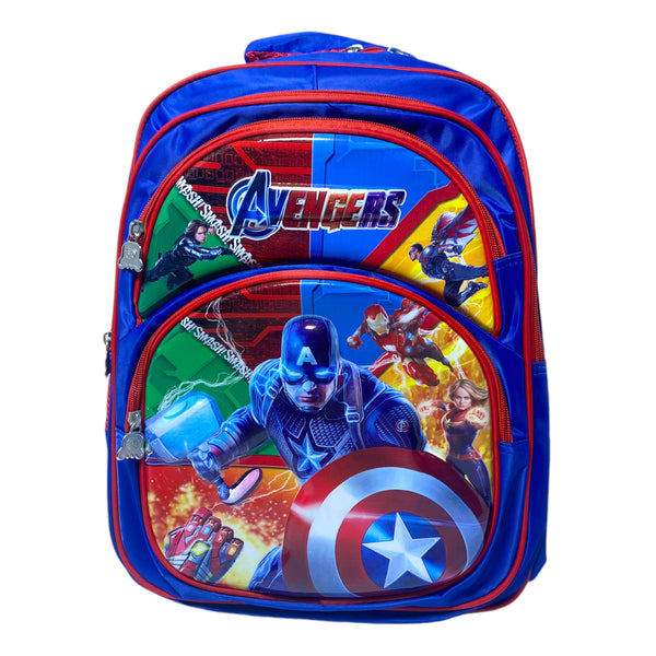 17 Inch 3D Avengers School Bag For Grade 1 Till Grade 3 Boys