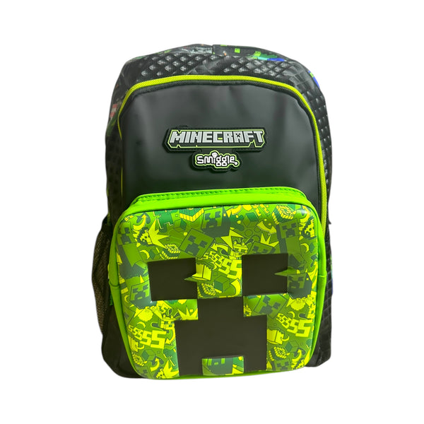 18 Inch Smiggle Minecraft School Bag Original Grade 1 Till Grade 3 Boys