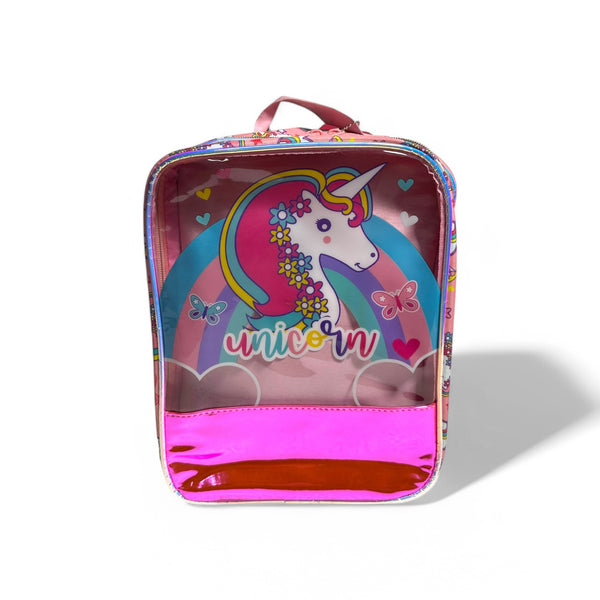 12 Inch Unicorn Hand Carry Backpack / Shoe Box For Girls By Vest