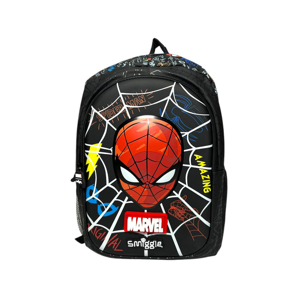 18 Inch Smiggles Spiderman School Bag For Grade 1 Till Grade 3 Boys