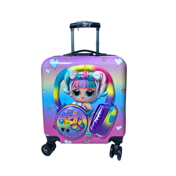 3D LOL 17 Inch Fiber Luggage / Handcarry