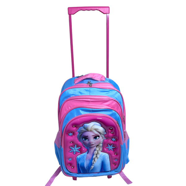 19 Inch Elsa Trolly Bag For grade 3 Till Grade 9 Girls