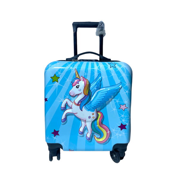 3D unicorn 17 inch fiber luggage / Handcarry