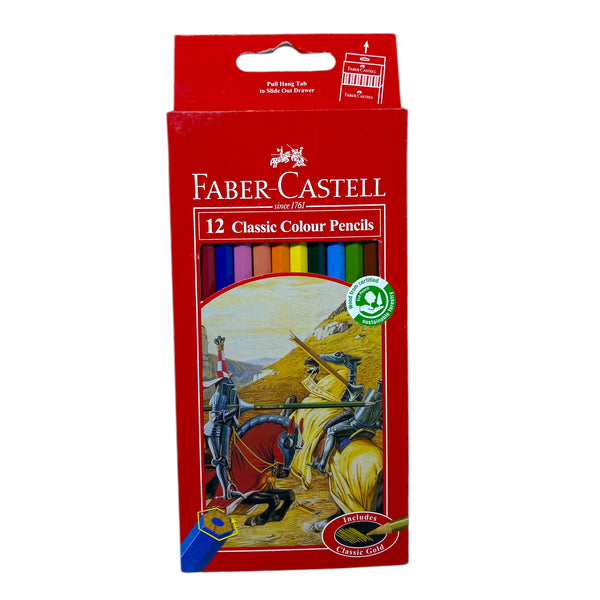 Faber Castell 12 Classic Colors Pencils