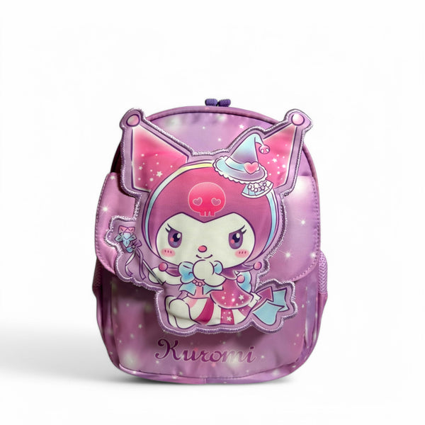 14 Inch Kuromi School Bag for Nursery till Grade KG Girls