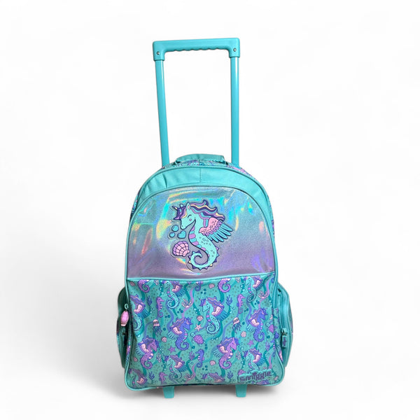 Smiggle 20 Inch Unicorn Trolly School Bag Original for Grade 1 Till Grade 5 Girls