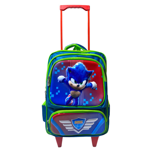 Dakanee 18 Inch Sonic School Trolly Bag For Grade 2 Till Grade 9 Boys