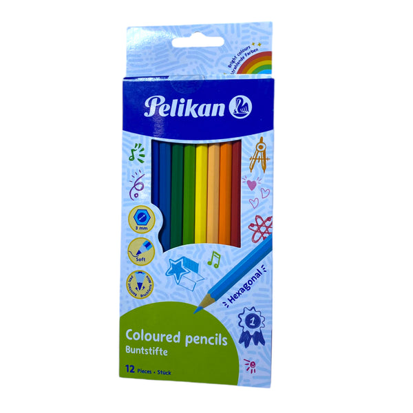 Pelikan 12 coloured pencils