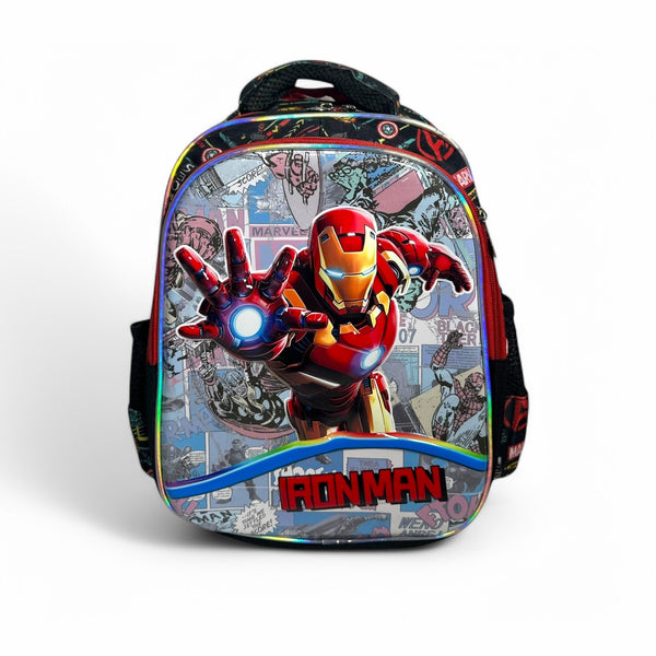 15 Inch Iron Man 3D School Bag For Nursery Till KG Boys