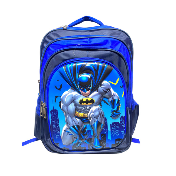 19 Inch 3D Batman School Bag For Grade 2 Till Grade 7 Boys