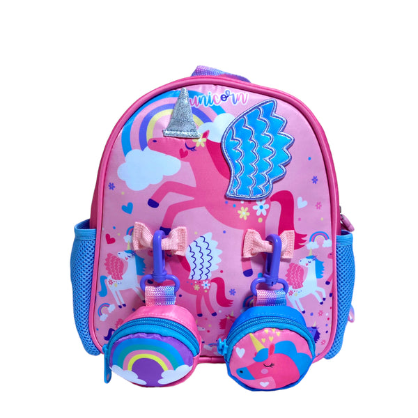 11 Inch Unicorn School Bag By Vest For Play Group Girls