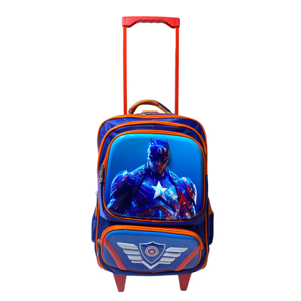 Dakanee 18 Inch Avengers School Trolly Bag For Grade 2 Till Grade 9 Boys