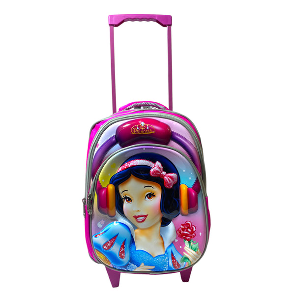 Dakanee 15 Inch Barbie / Princess Trolly Bag For Nursery Till Grade 2 Girls