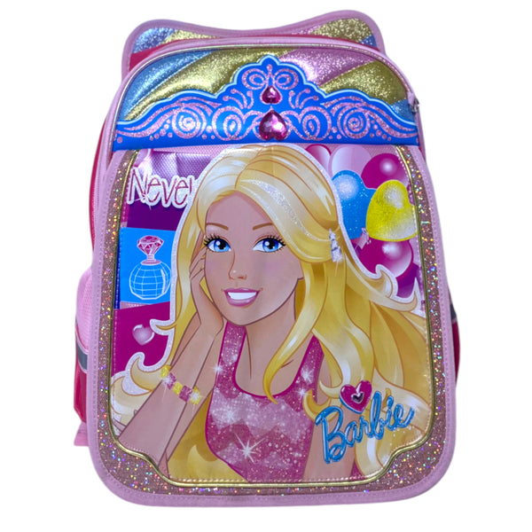 Barbie 16 inch School Bag For Grade 1 Till Grade 3 Girls