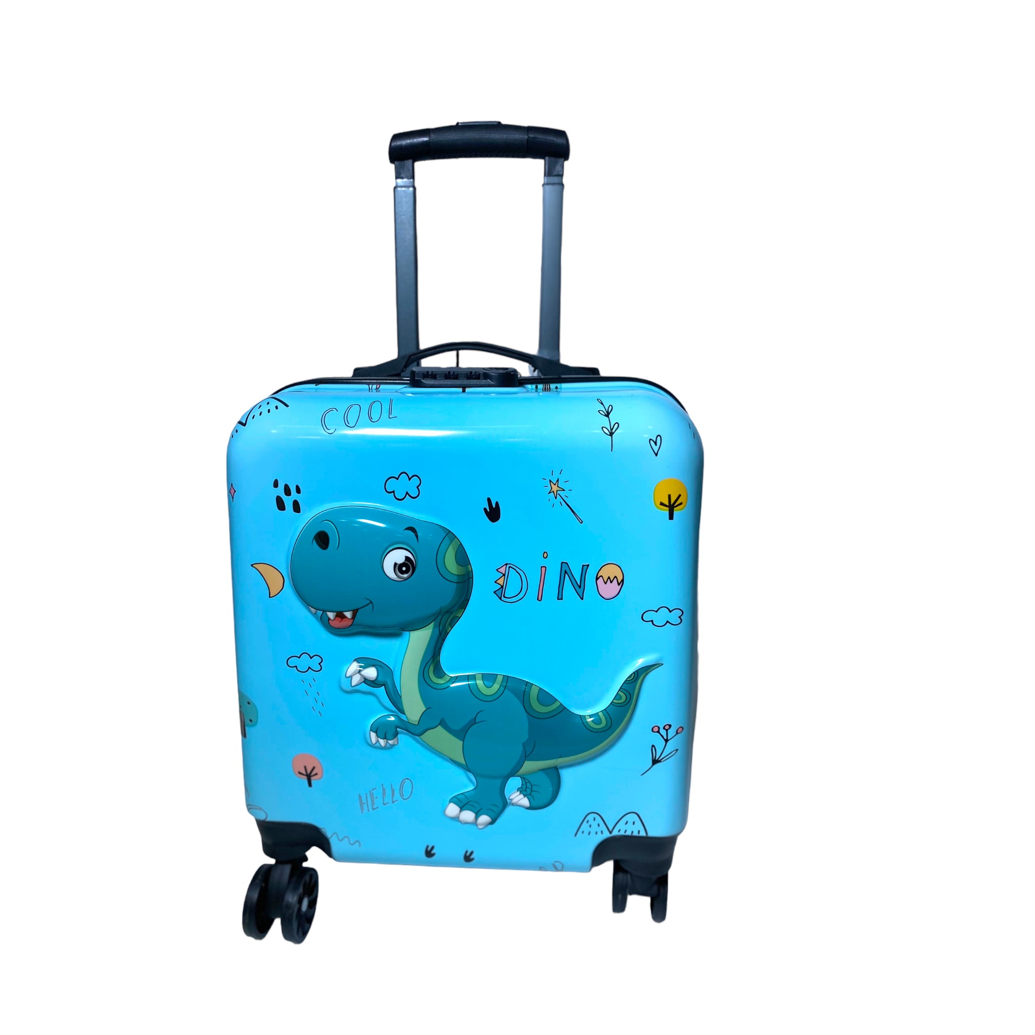 Dino 17 Inch Fiber Travel Luggage. The School Store