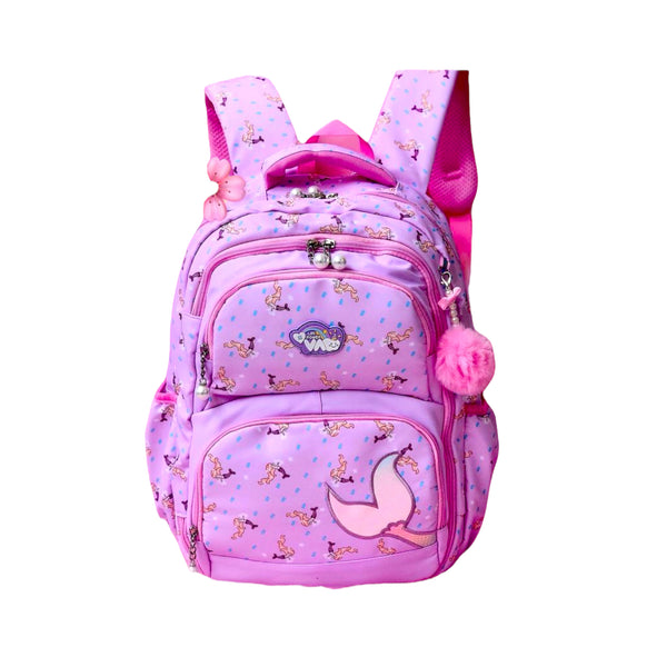 18 Inch Mermaid School Bag for Grade 1 Till Grade 3 Girls