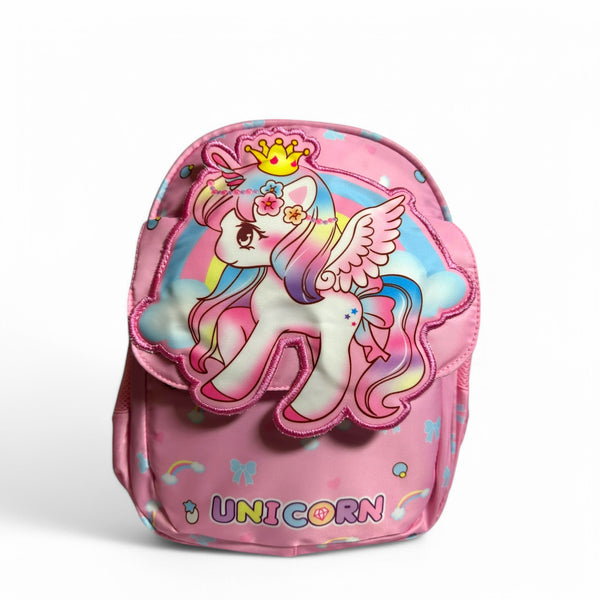 14 Inch Unicorn School Bag for Nursery till Grade KG Girls