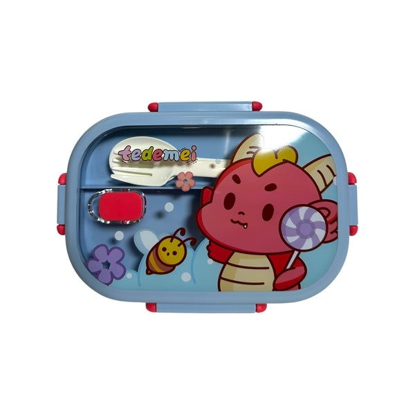 Dino Stainless Metal Lunch Box