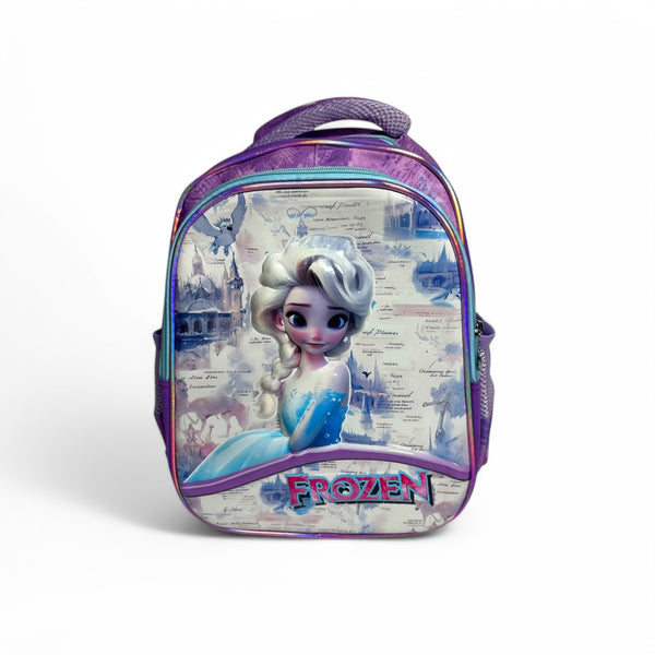 15 Inch Frozen 3D School Bag For Nursery Till KG Girls