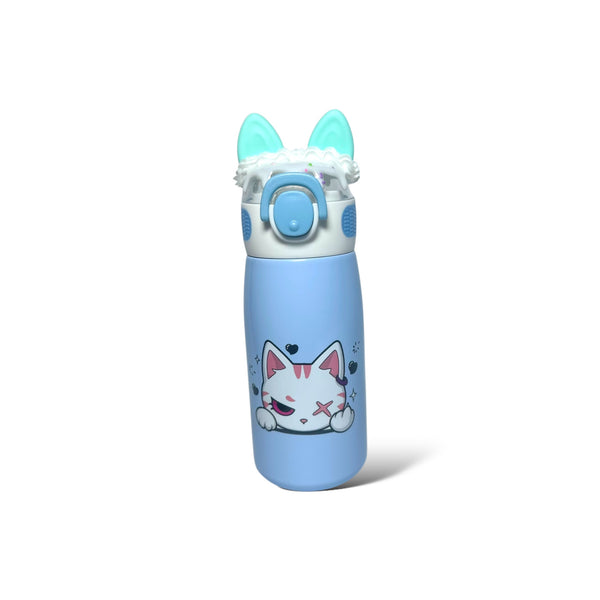 Kitty Stainless Steel Water Bottle 400ML